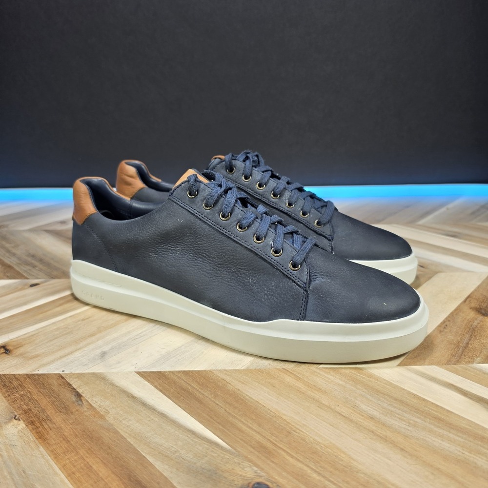 Cole Haan GrandPro Rally LTT Sneakers Shoes Navy Suede Mens Size 13 M Lace Up